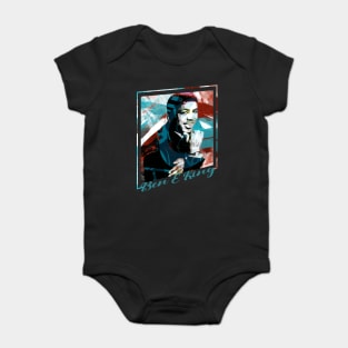 Ben E King-Abstract Expressionist Potrait Baby Bodysuit